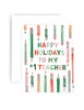 Teacher Happy Holiday Card