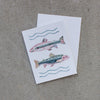 “NOT AS PERFECT AS WE’D LIKE” Botanic Fish Greeting Card