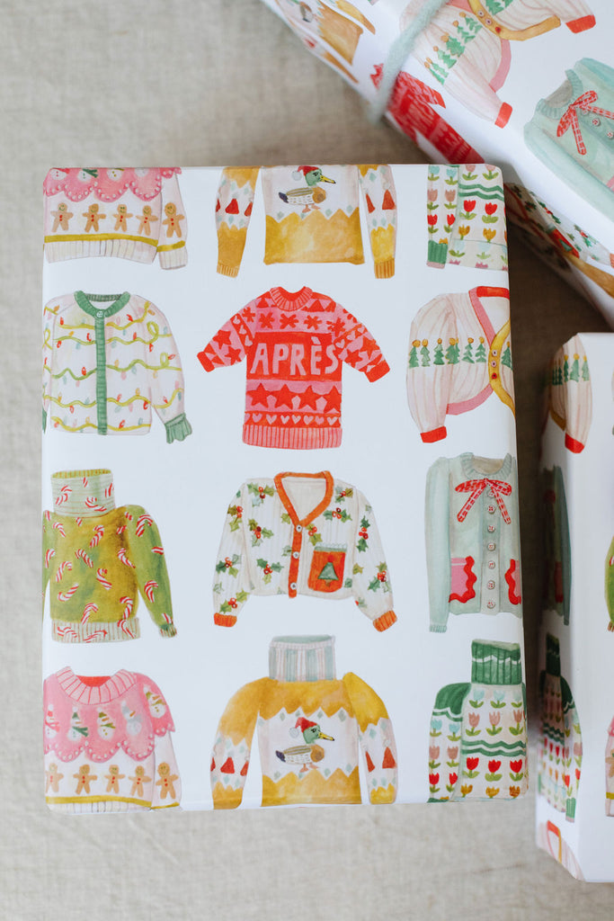 Holiday Sweater Gift Wrap