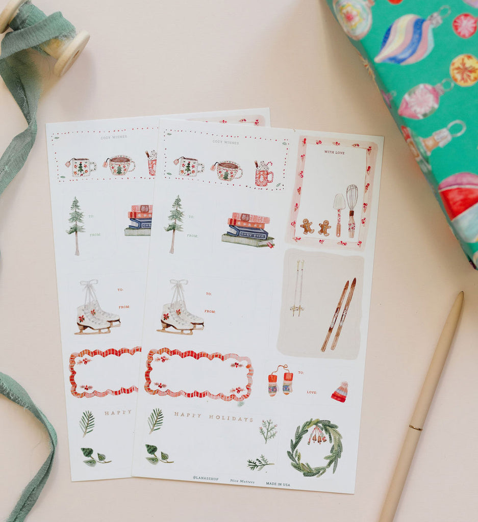 Holiday Winter Gift Labels
