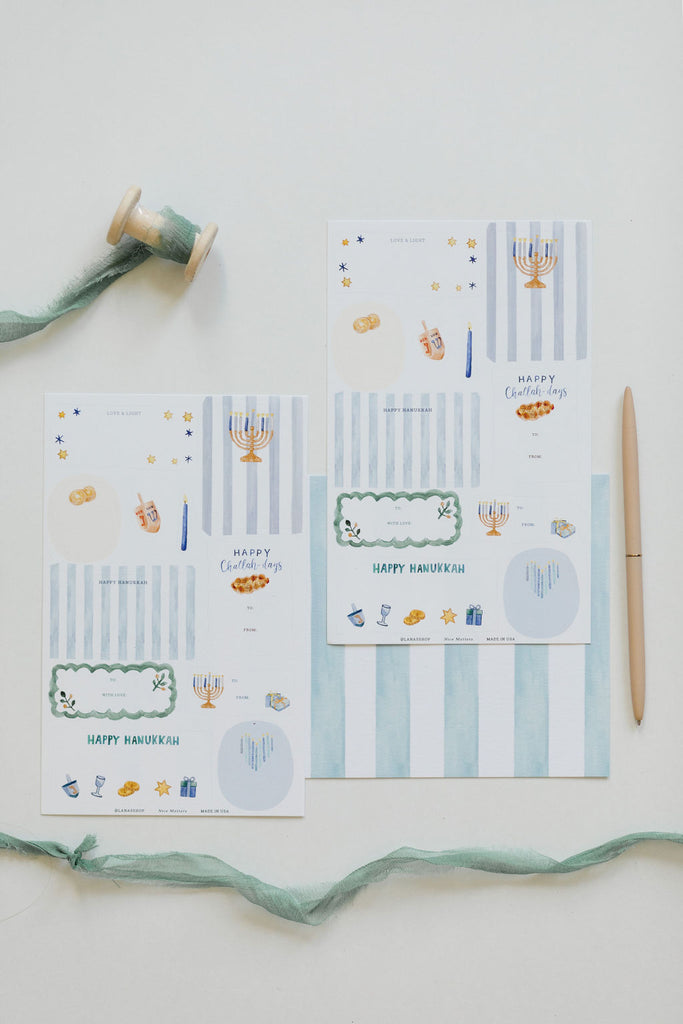 Hanukkah Gift Labels