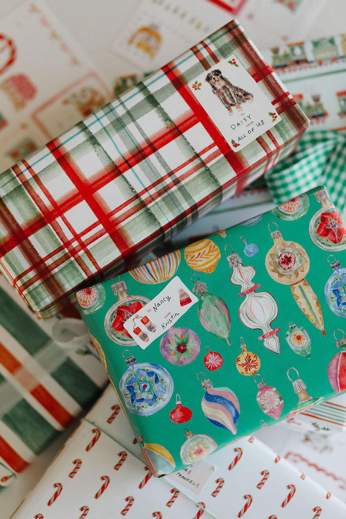 Holiday Cat Gift Labels