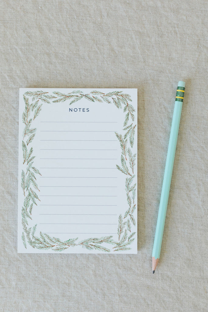 Mountain Evergreen Notepad
