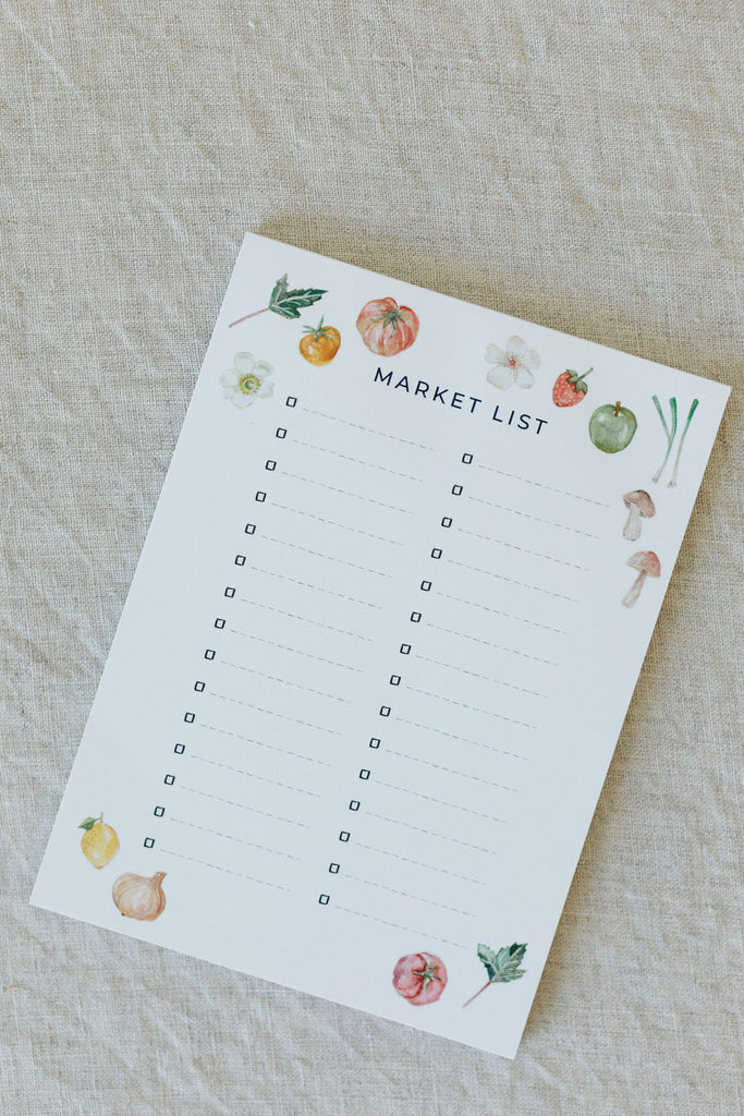 Grocery List Notepad