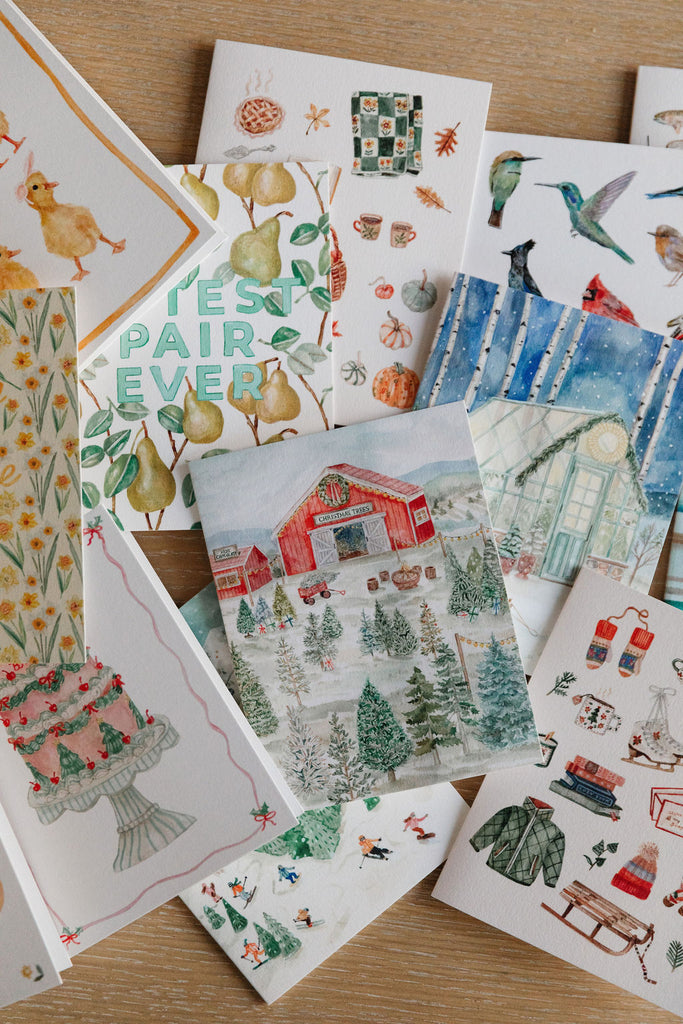 Christmas Tree Farm Greeting Card
