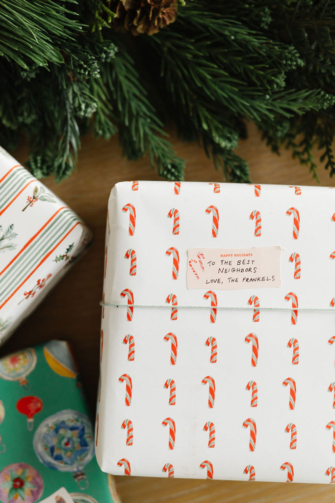 Holiday Cat Gift Labels