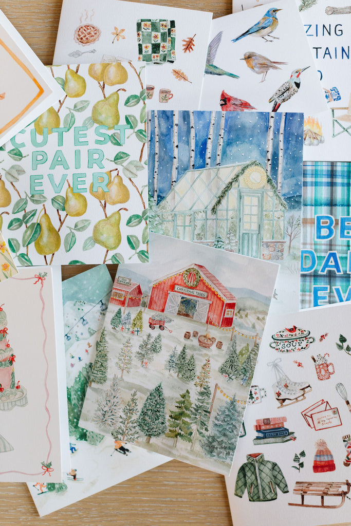 Christmas Tree Farm Greeting Card