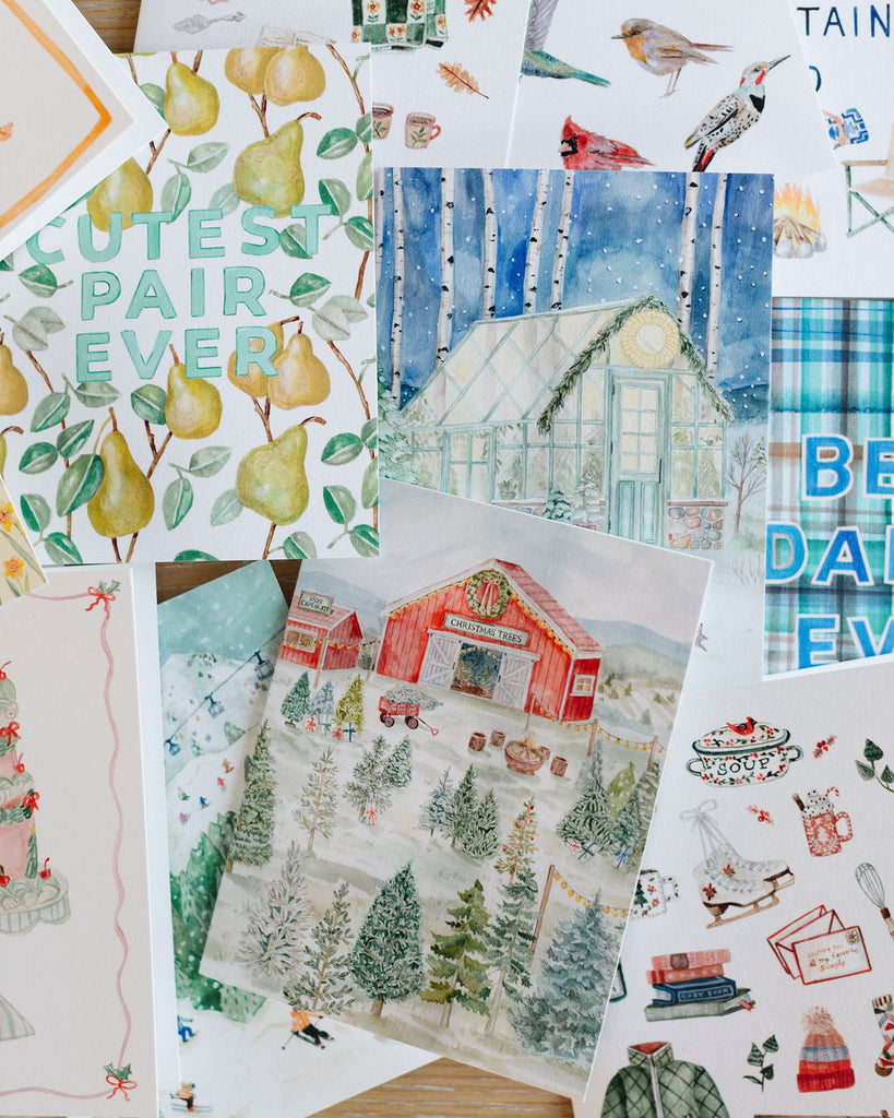 Holiday Greenhouse Greeting Card