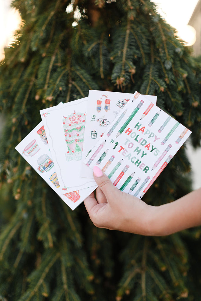 Teacher Happy Holiday Card