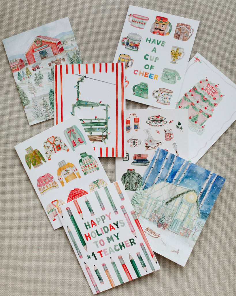 Holiday Greenhouse Greeting Card