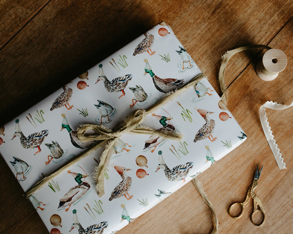 Birthday Duck Gift Wrap Roll