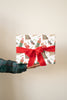 Plaid Holiday Paws Dog Gift Wrap