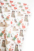 Plaid Holiday Paws Dog Gift Wrap