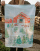 Christmas Tree Farm Tea Towel