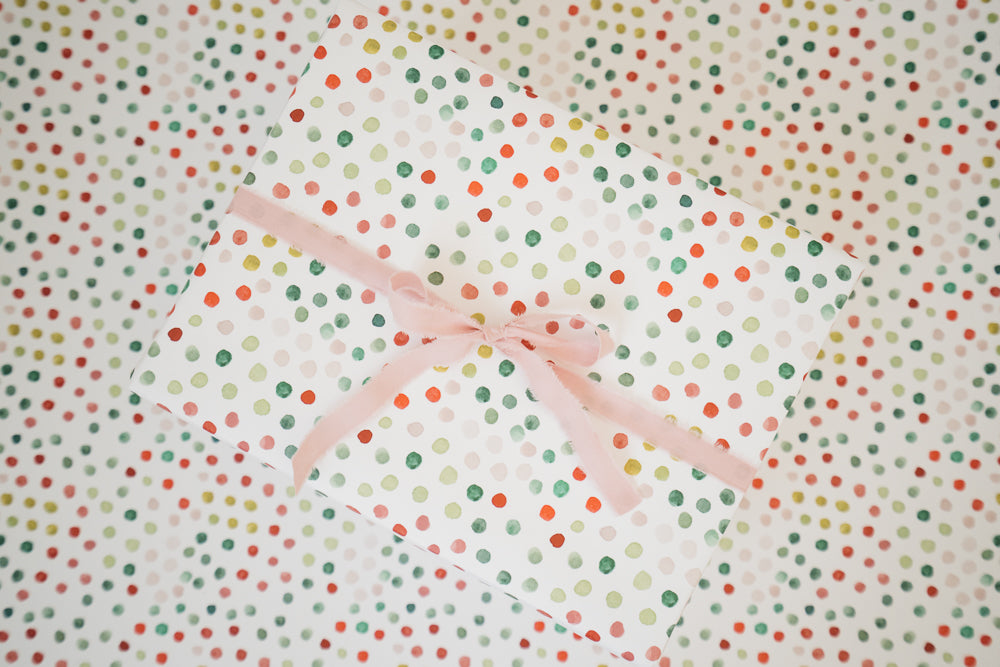 Merry Dot Gift Wrap