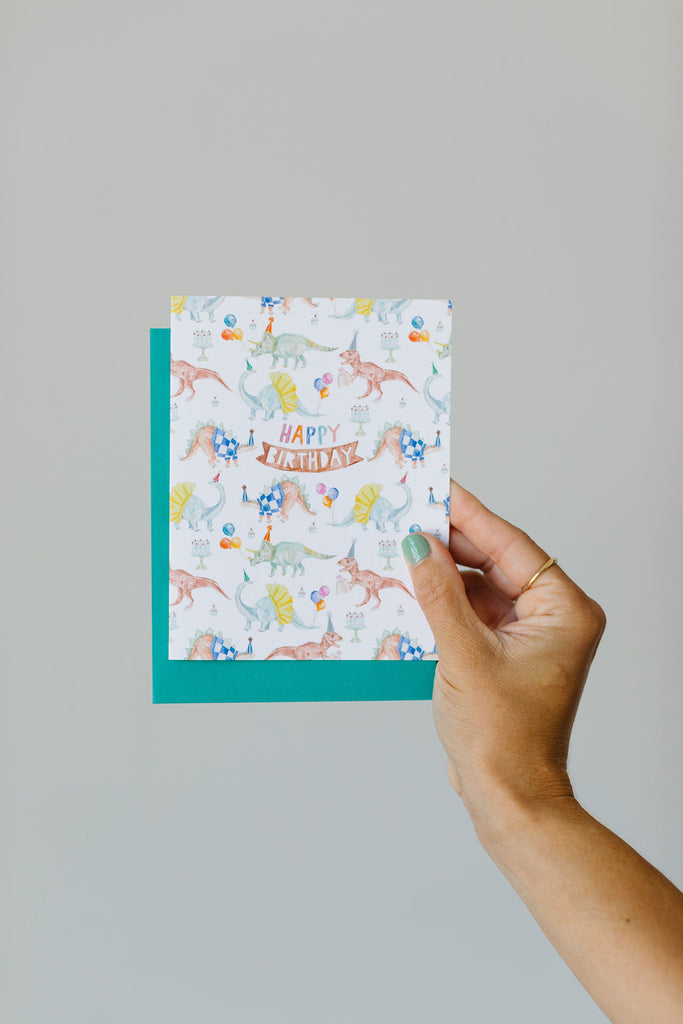 Dino Birthday Card