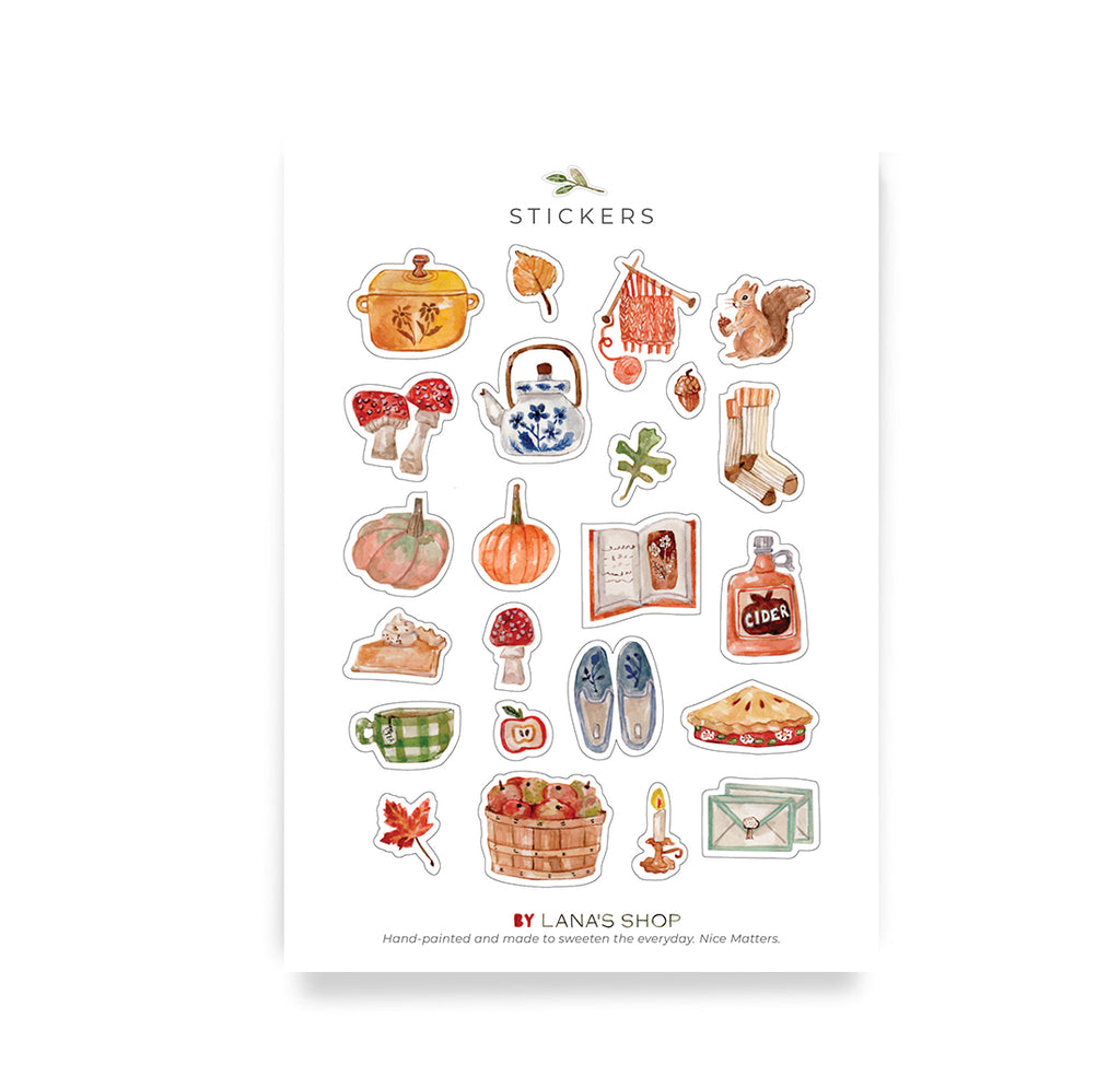 Fall Sticker Sheet