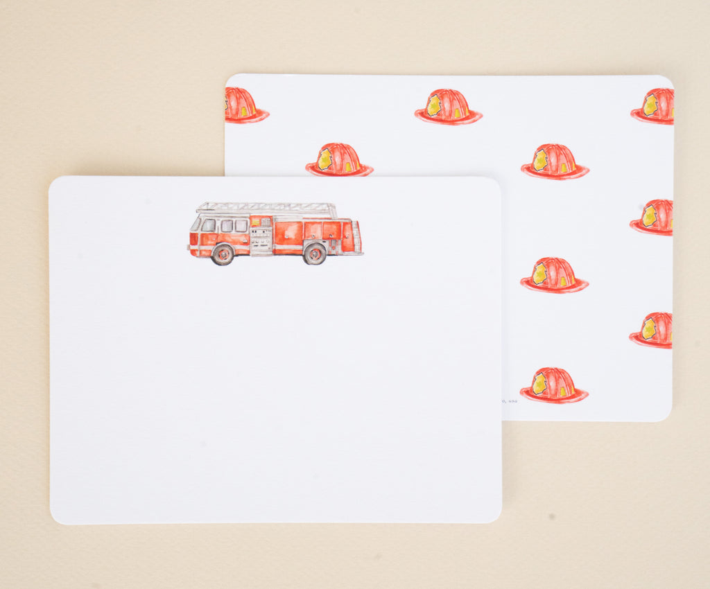 Firetruck Kid Stationery Box Set