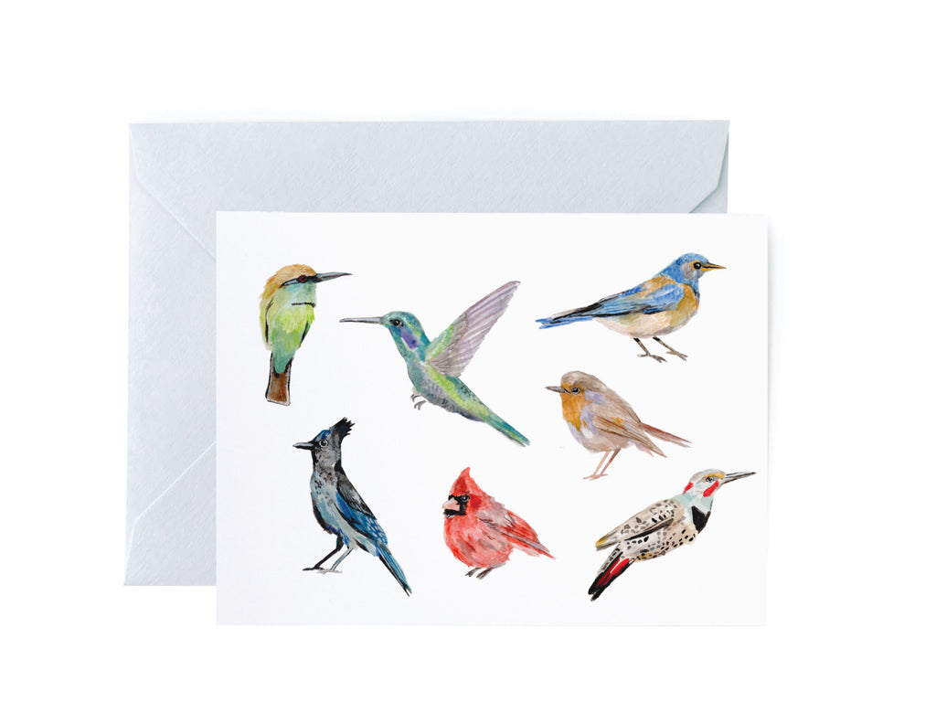 Birds Greeting Card