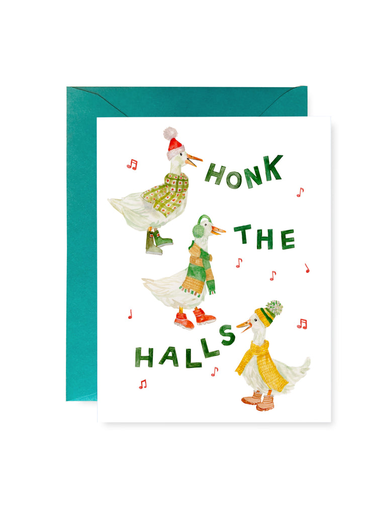 Geese Christmas Greeting Card