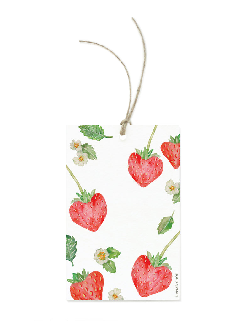 Strawberry Gift Tag Set