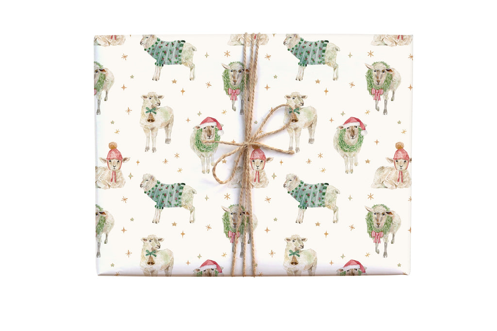 Holiday Sheep Gift Wrap