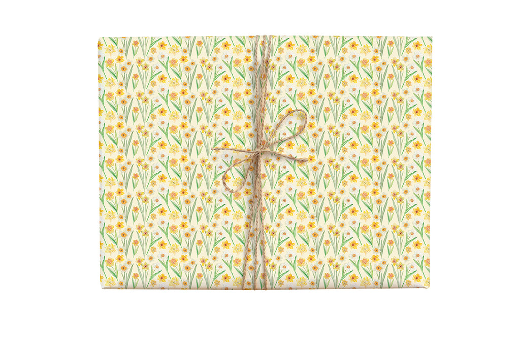 Daffodil Gift Wrap Roll
