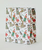 Holiday Plaid Dog Gift Bag