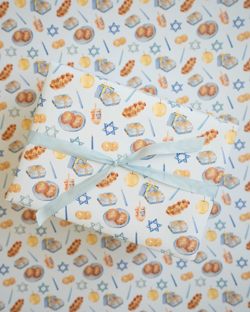Happy Hanukkah Gift Wrap