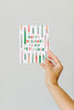 #1 Teacher Holiday Card -Set of 3