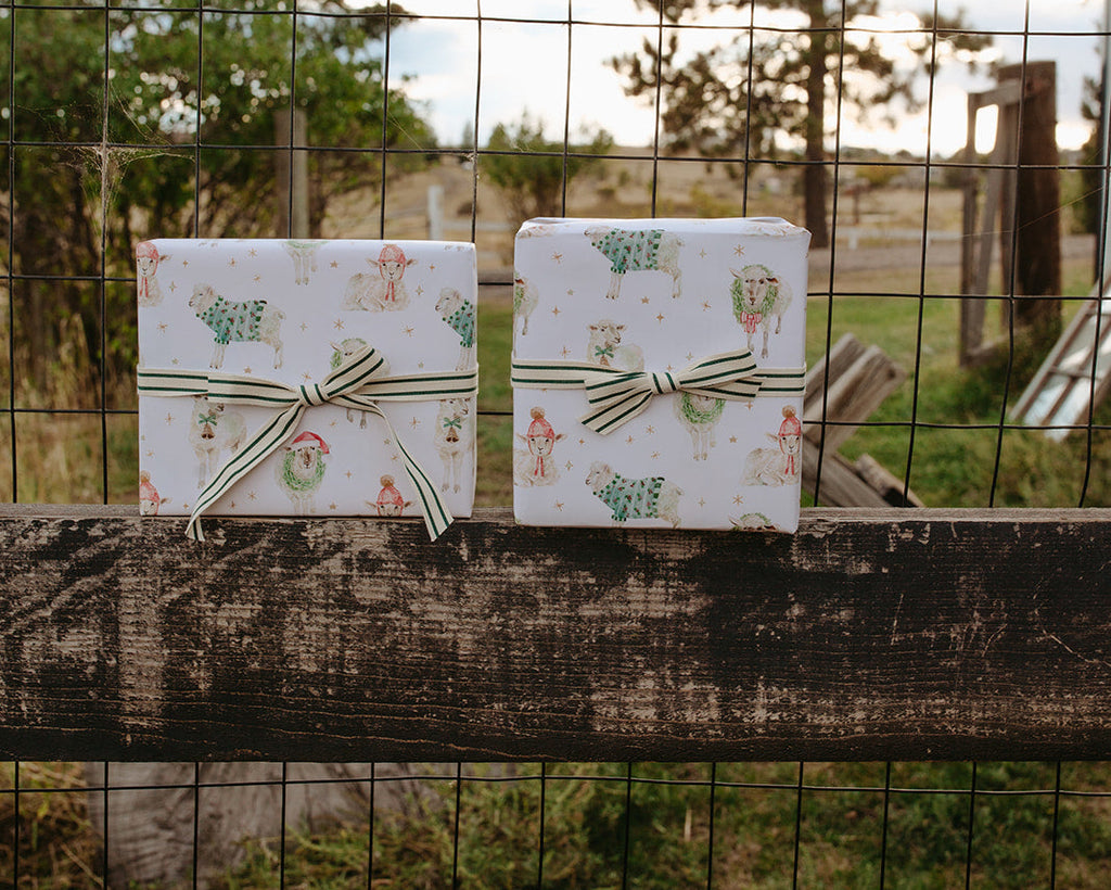 Holiday Sheep Gift Wrap