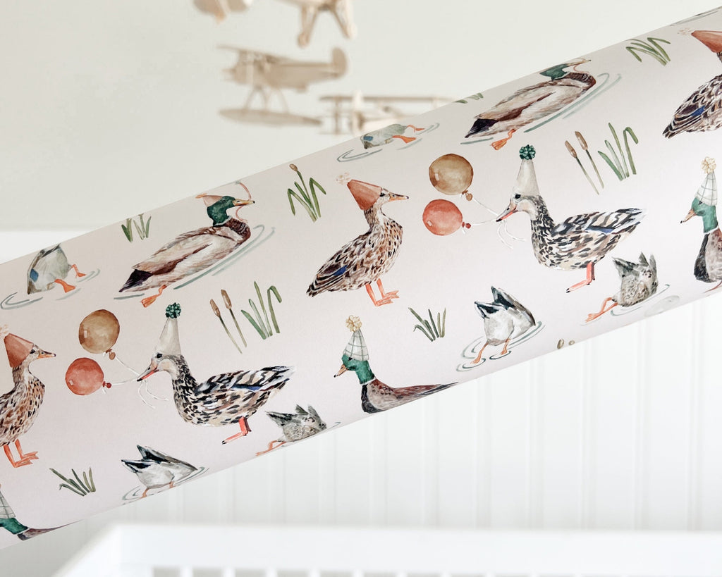 Birthday Duck Gift Wrap Roll