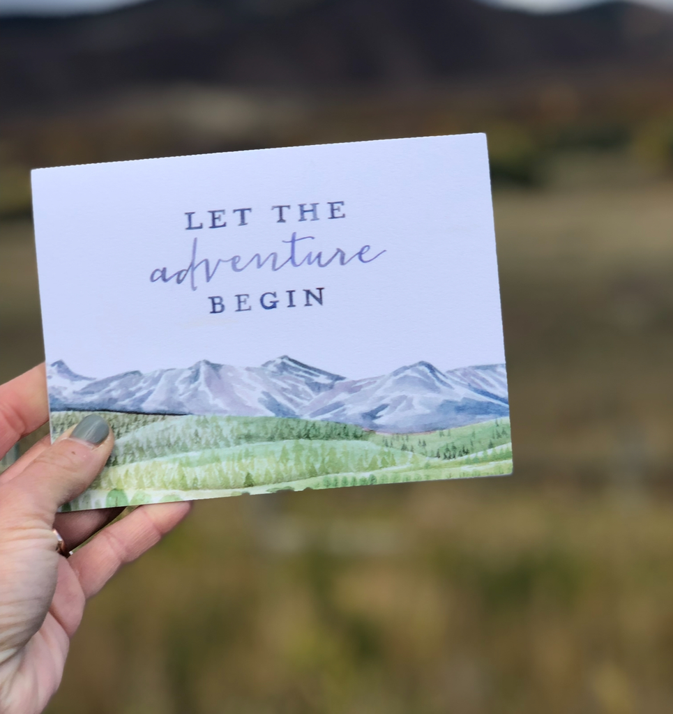 Let The Adventure Begin Card