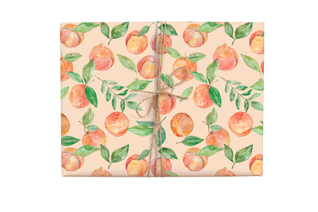 Peach Orchard Gift Wrap