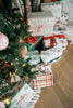 Holiday Watercolor Plaid Gift Wrap