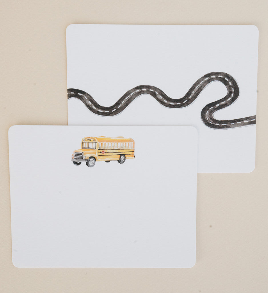 School Bus Kid Stationery Box Set