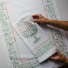 *Not So Perfect* Flora Menorah Tea Towel