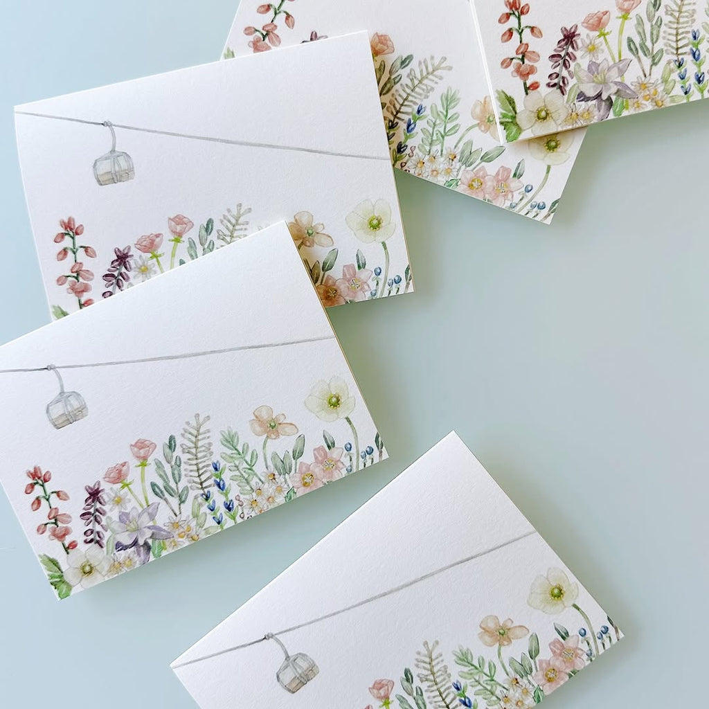 Wildflower Gondola Card