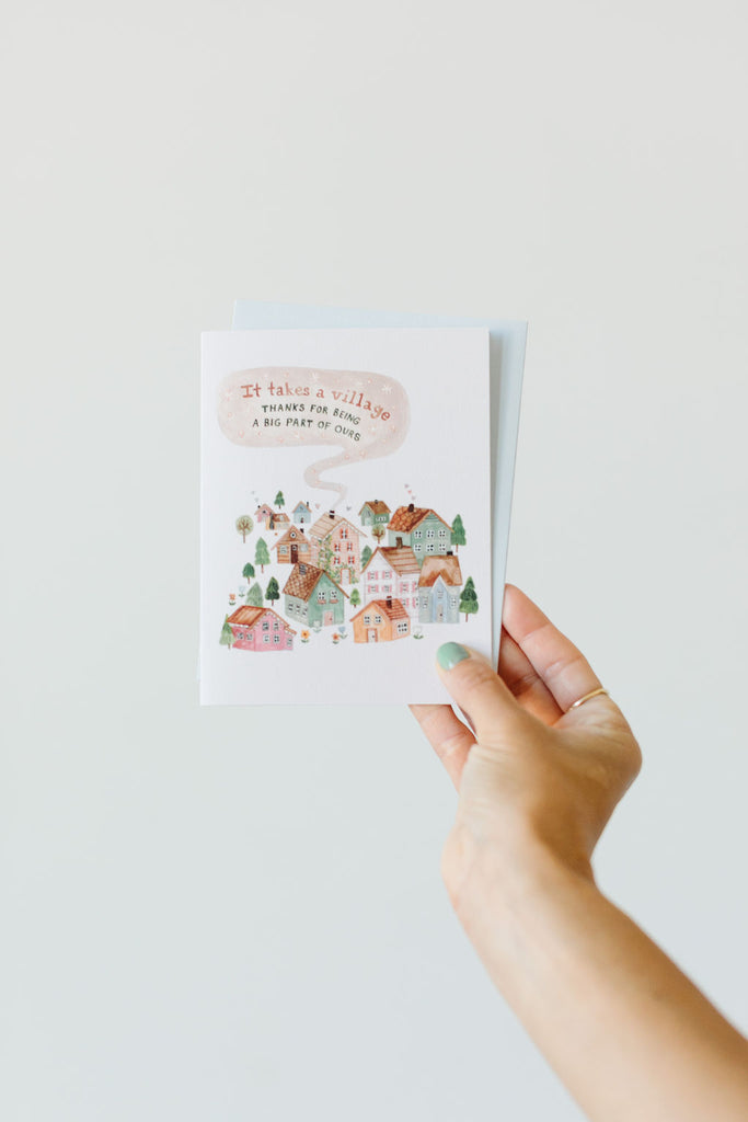 It Takes a Village Card