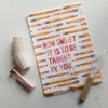 *Not So Perfect* Teacher Sweetness Tea Towel