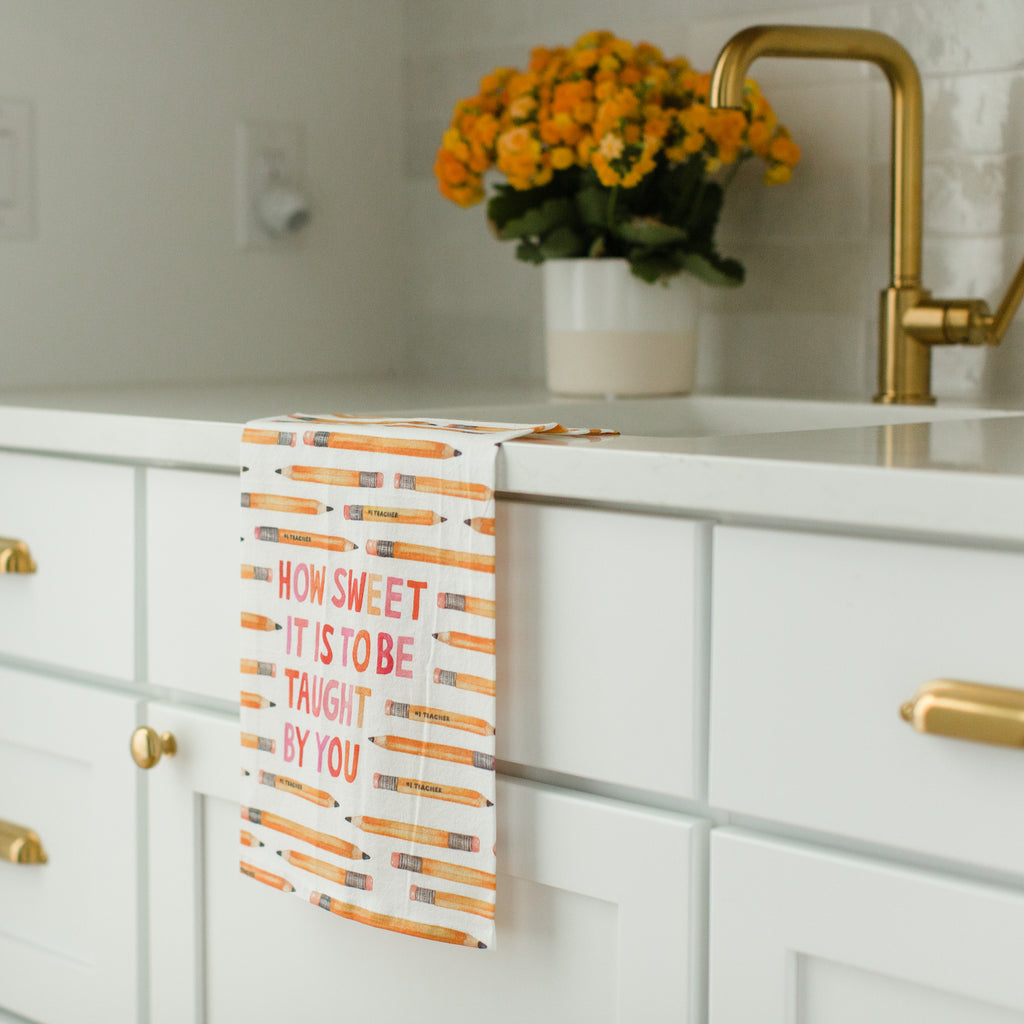 *Not So Perfect* Teacher Sweetness Tea Towel