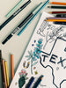 Texas Donation Coloring Page