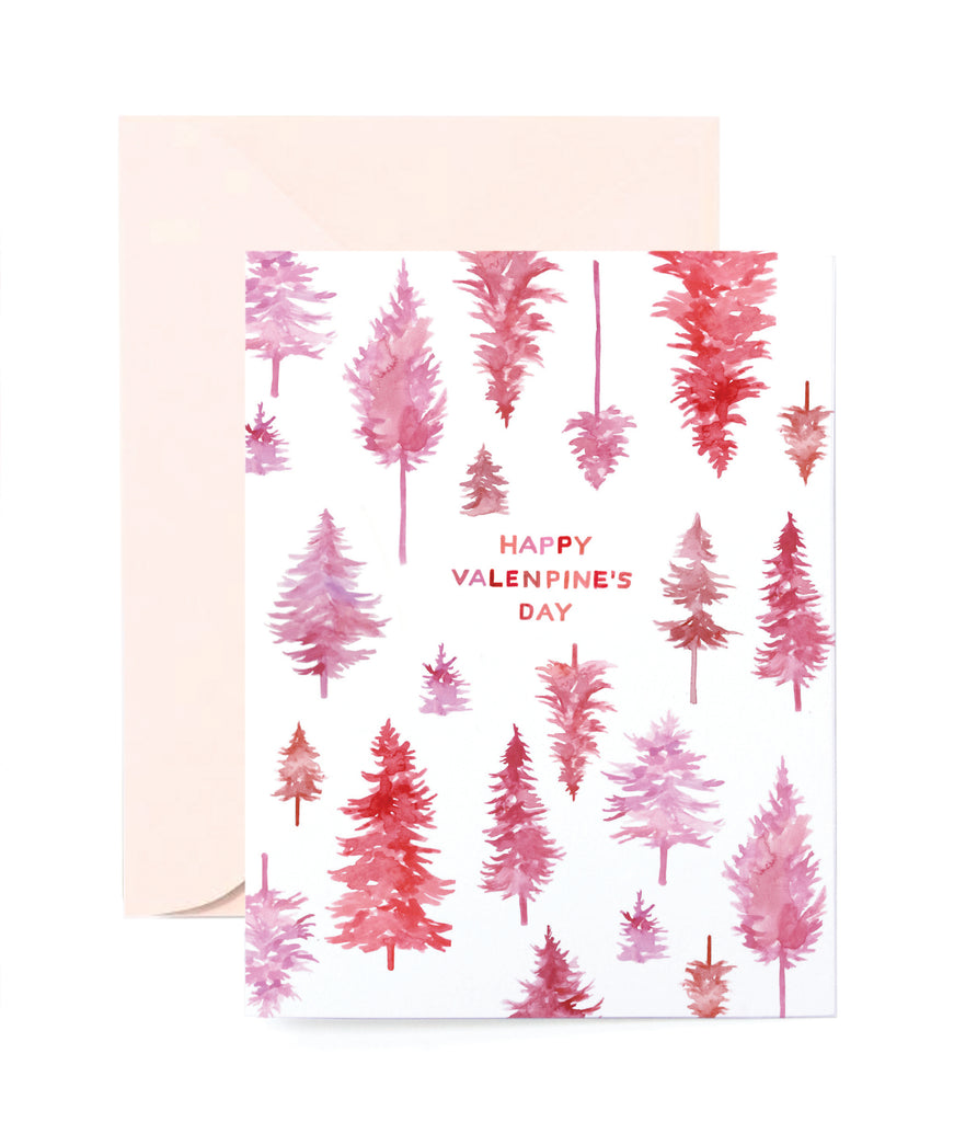 Valentine's Day Tree Greeting Card