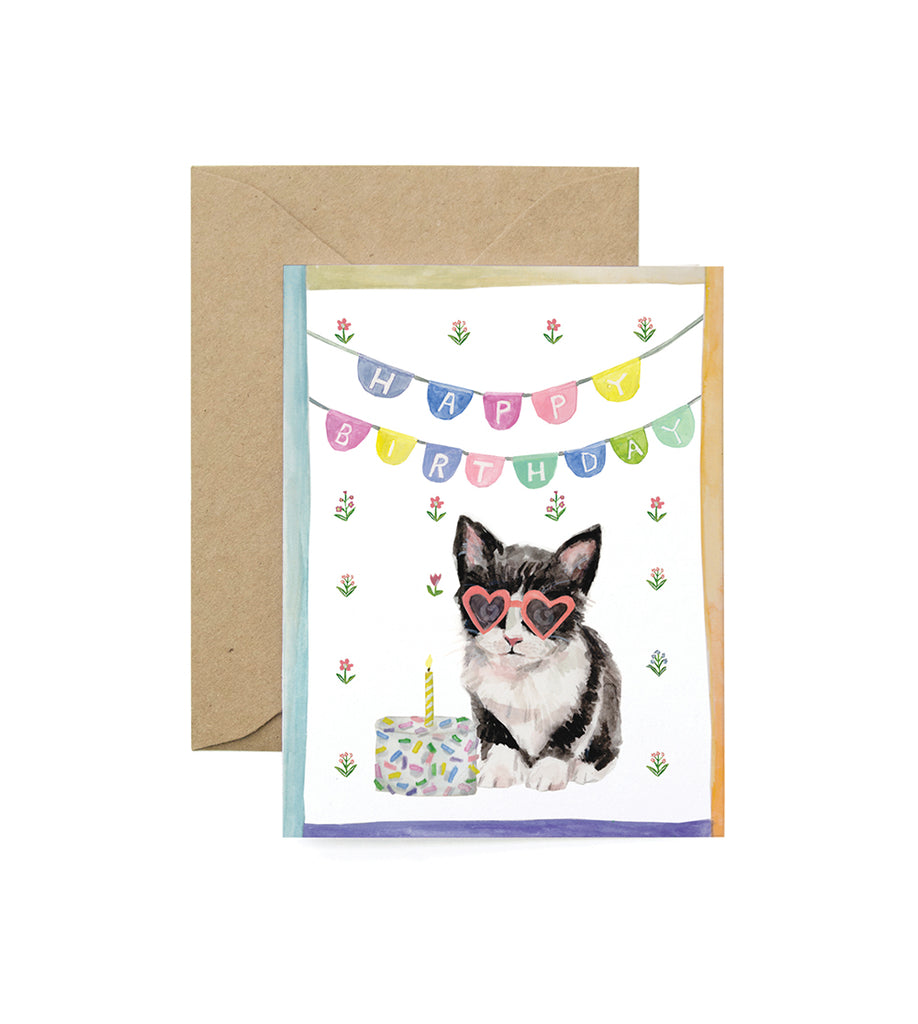 Birthday Cat Card
