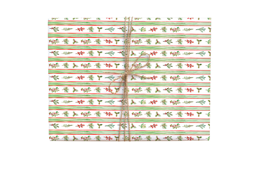 Holiday Garland Gift Wrap