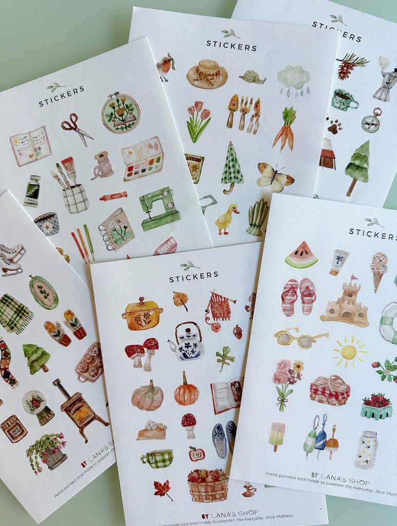 Art and Crafts Sticker Sheet
