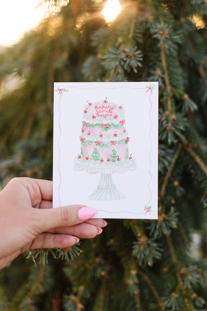 Baking Spirits Bright Greeting Card