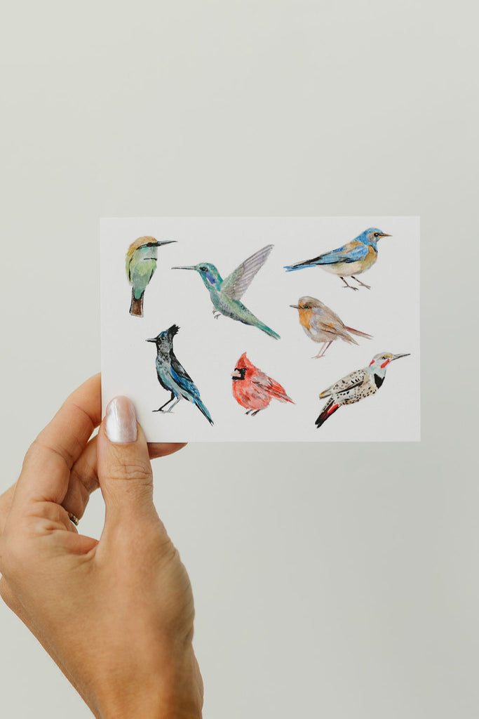 Birds Greeting Card