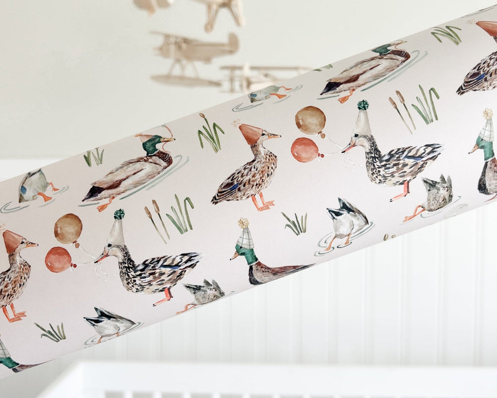 Birthday Duck Gift Wrap Roll
