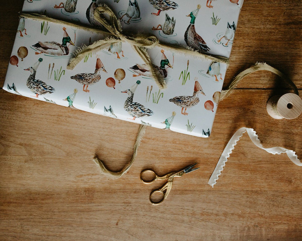 Birthday Duck Gift Wrap Roll